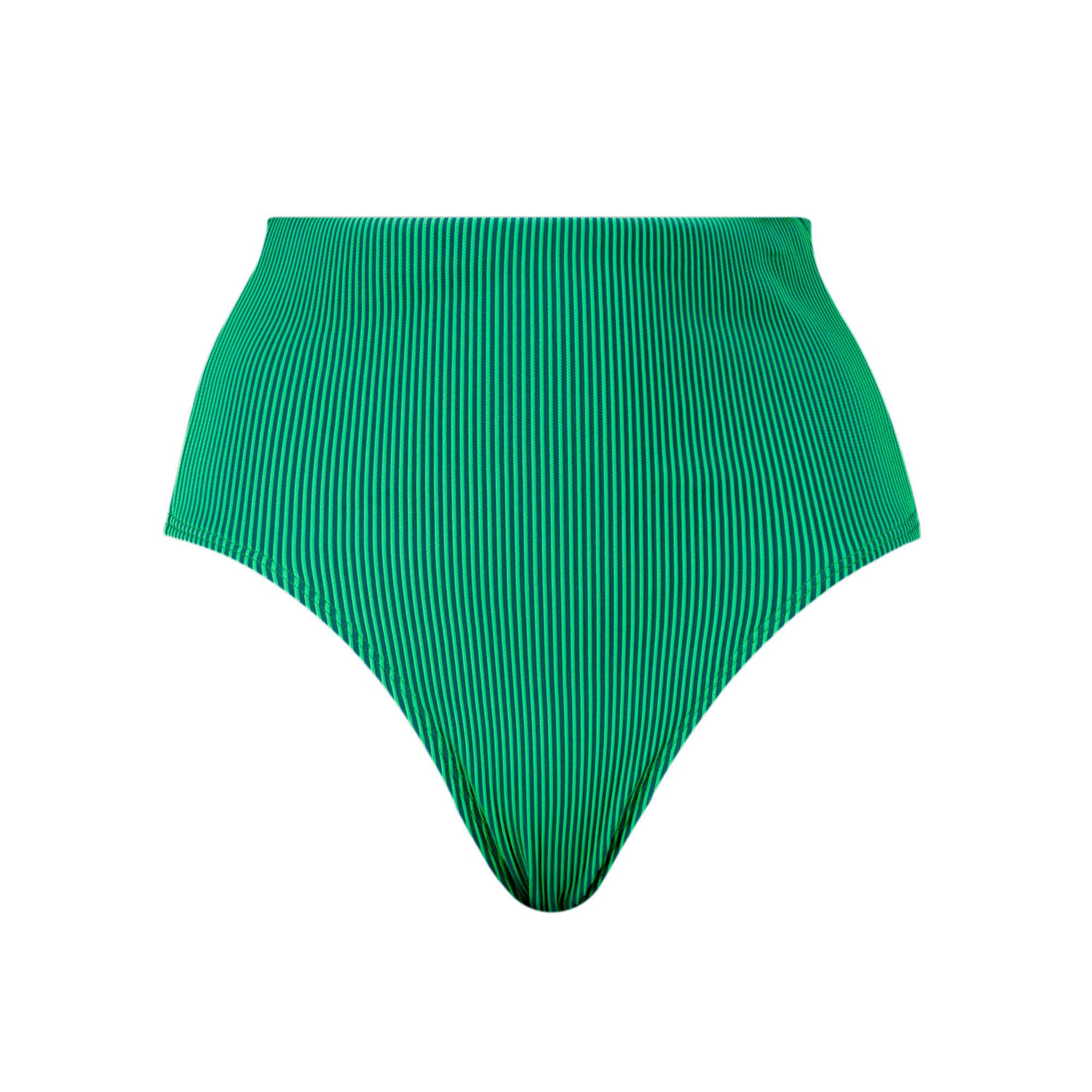 Puma Women's Green High Waisted Bikini Bottoms in Size 12, Sports Direct
