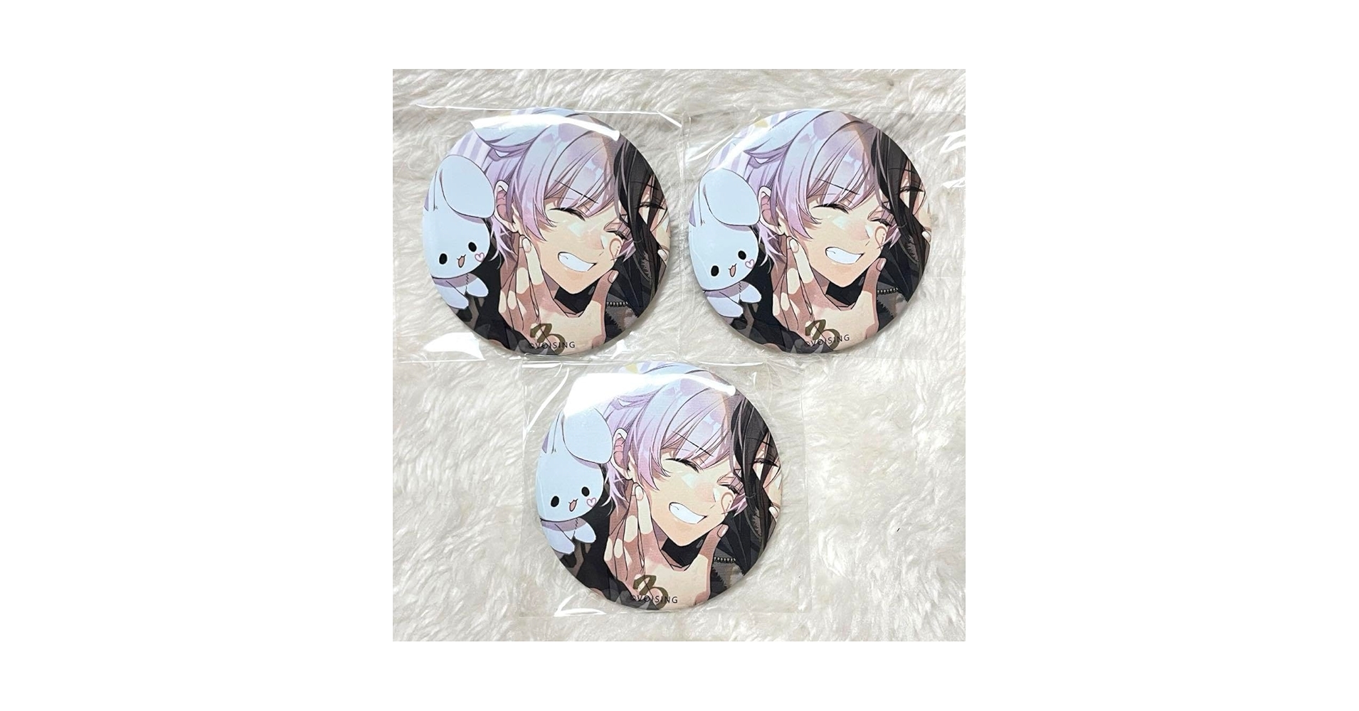 Amazon | いれいす 缶バッジ 17弾 Equal 初兎 3個 白黒組ペア曲