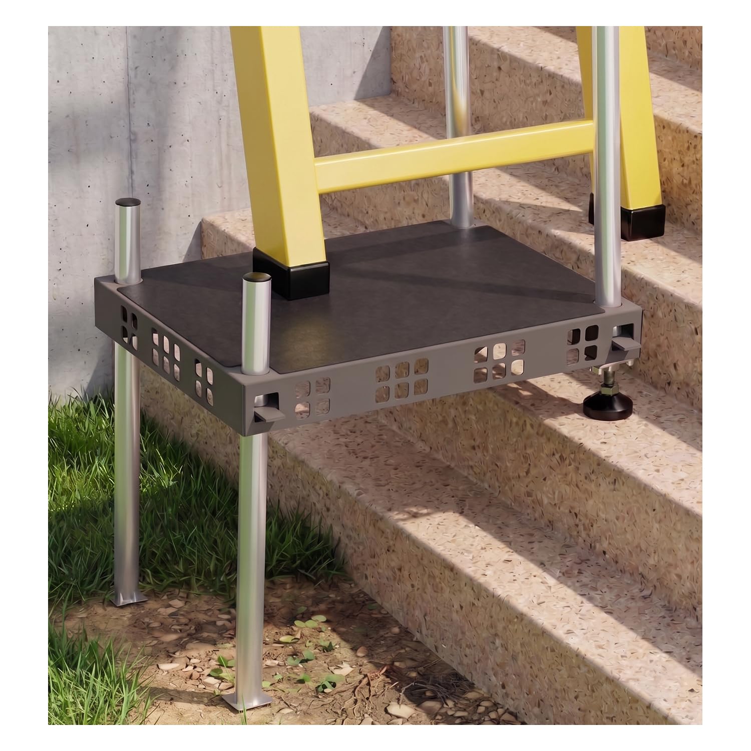 Photo 1 of STARTINGTOOL Ladder Leveler - Stabilizer for Stairs & Uneven Ground