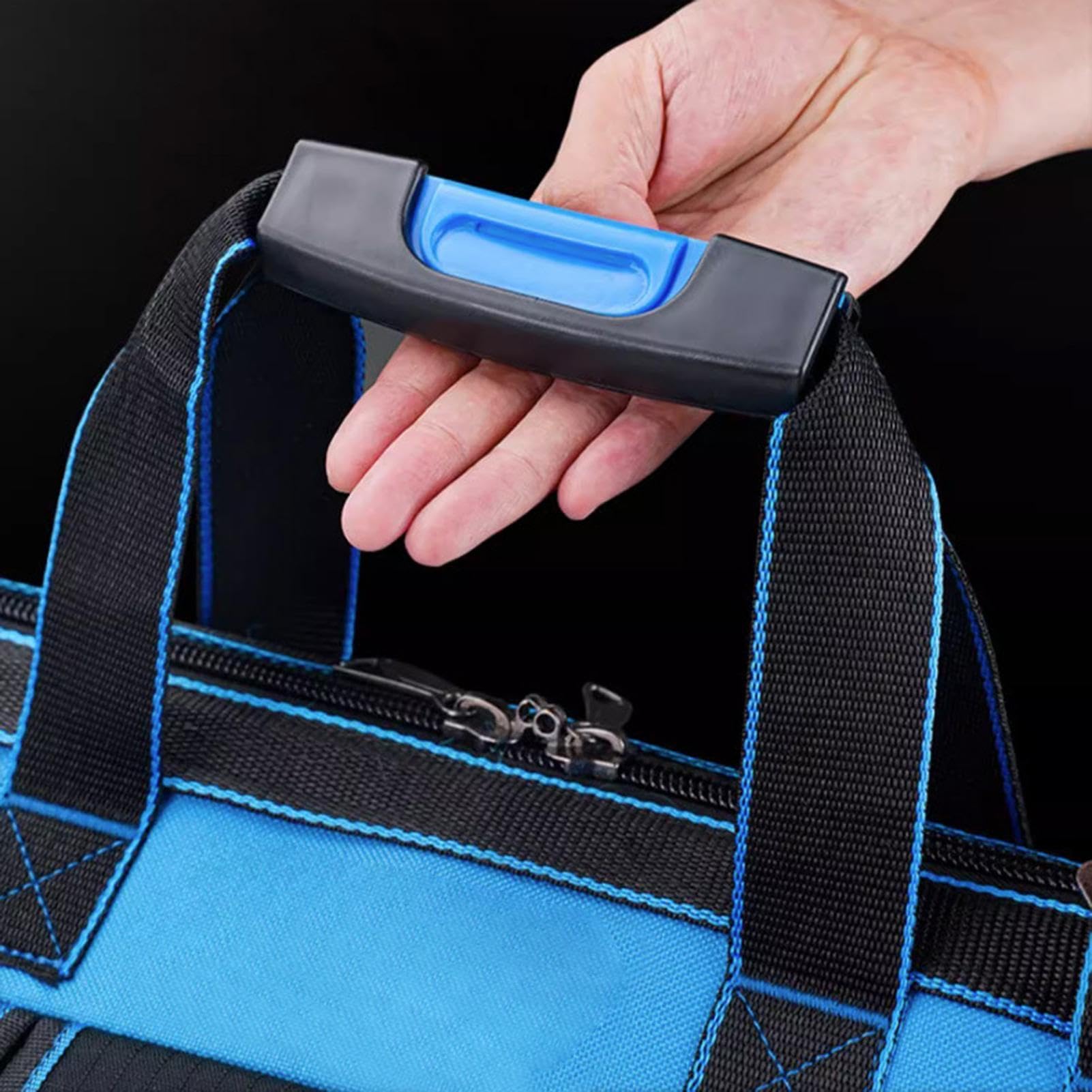 Torba Do Elektronarzędzi Solidna, Wodoodporna, Ergonomiczny Uchwyt | Torba Narzędziowa Typu Tote Ze Sztywnym Dnem Na Zewnątrz, Podróż, Do Pracy, Napraw Aut, W Domu I Warsztacie, Dla Mechanika I