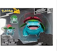 Vista 2 de Pokémon Select Evolution Paquete de 3 – Cuenta con figuras de batalla Bulbasaur de 2 pulgadas, Ivysaur de 3 pulgadas y Venusaur de 12 pulgadas