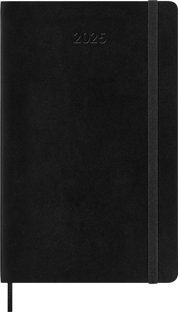 Moleskine Classic 12 Month 2025 Monthly Planner, Soft Cover, Large (5" x 8.25"), Black, 128 pages by Moleskine - Image 2