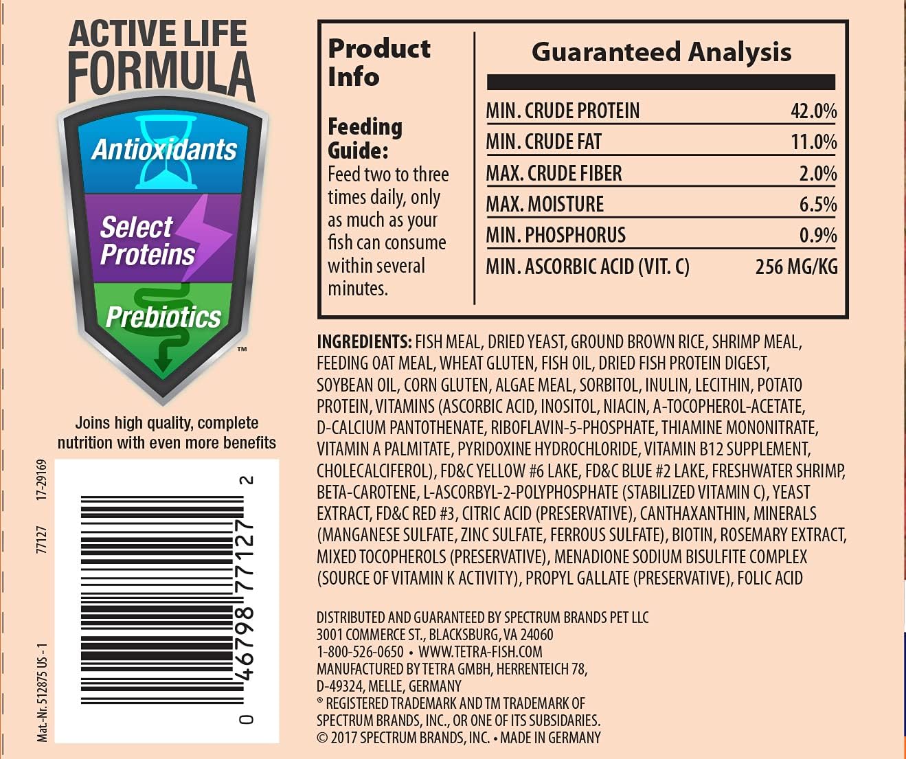 Tetra Goldfish Flakes - Balanced Diet Fish Food