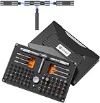 LIFEGOO 40 in 1 Magnetic Screwdriver Set, DIY Ratchet Screwdriver Set, Multi Bit Magnetic Drive Set with Detachable Ratchet Handle, Portable Compact Repair Tool Kit for Furniture Computer Bicycle