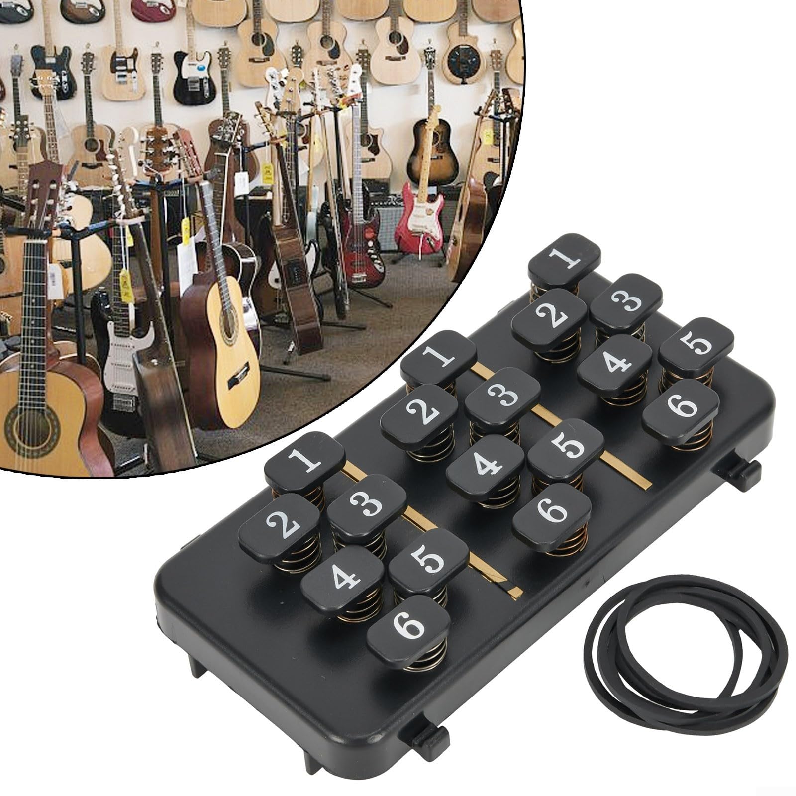 Akord Trainer gitara, tworzywo sztuczne ABS, bezbolesny
