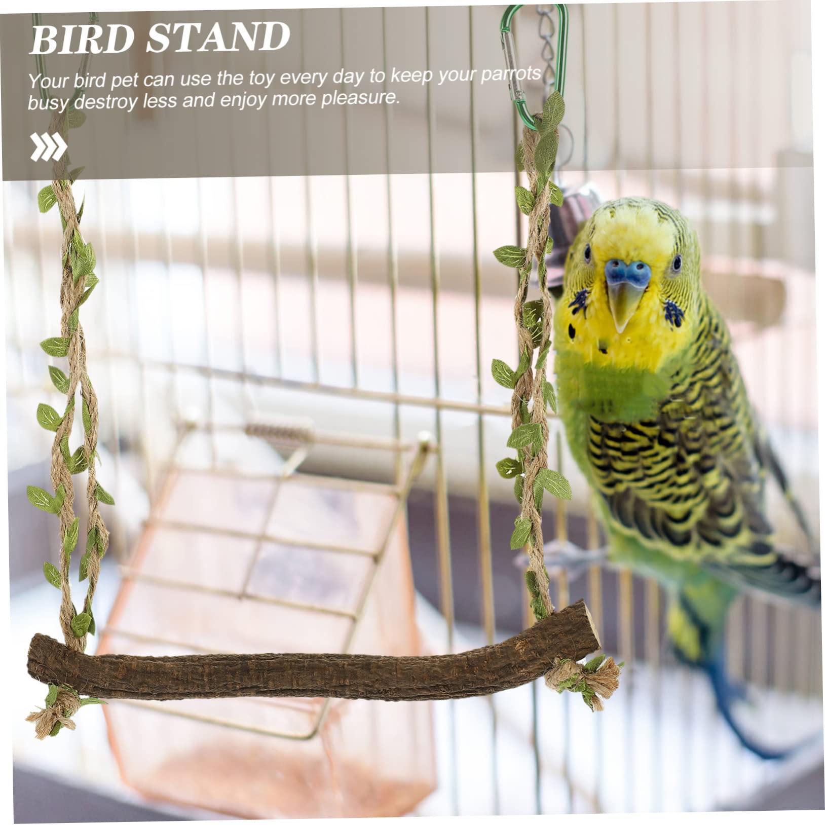 Happyyami 5stücke Vogelschaukel Für Papageien Und Sittiche Interaktives Spielzeug Für Käfigvögel Fördert Spiel Und Training Material Für Stundenlangen Spaß