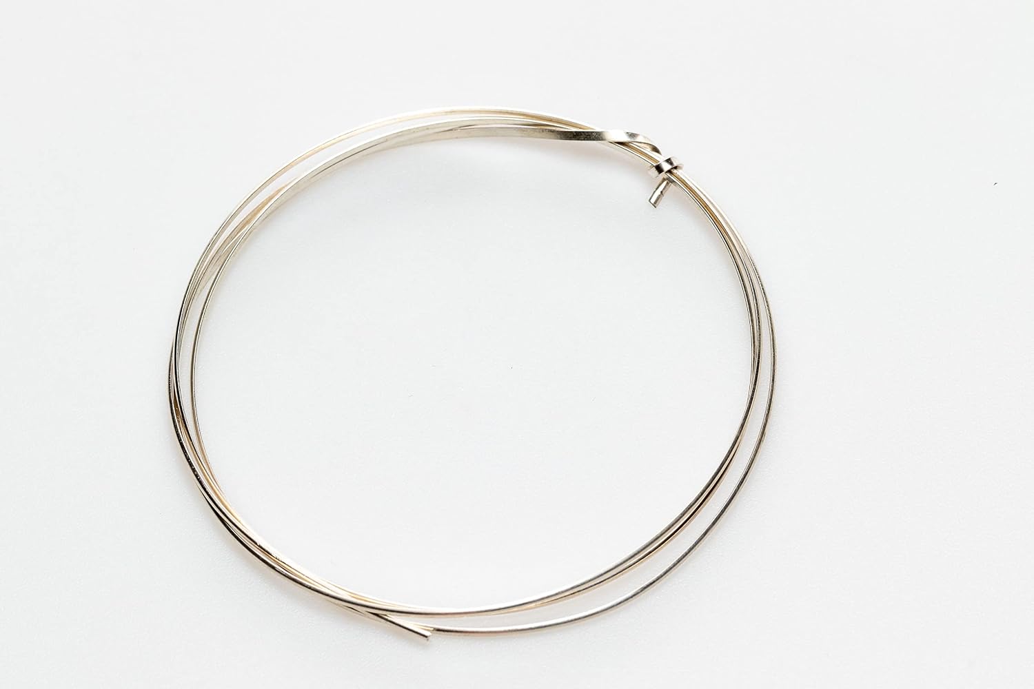 20 Gauge, 925 Sterling Silver Wire (Half Round) Dead Soft Made in USA - 5FT by CRAFT WIRE