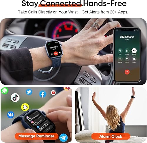 Miniatura 5 de Reloj inteligente de seguimiento de actividad física para mujeres y hombres, GPS integrado, AMOLED de 2.06 pulgadas para llamadas, monitor de sueño