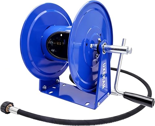 Pressure Washer Hose Reel Manual 4500 PSI Stainless Steel Swivel