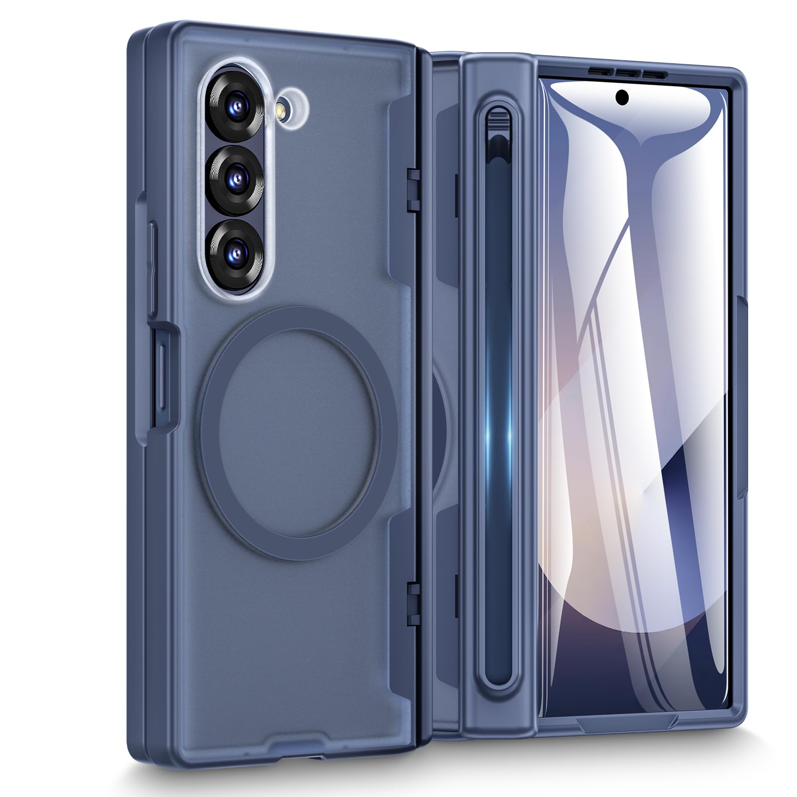 Coque Samsung Z Fold 6 protégeant la charnière et logeant votre stylet