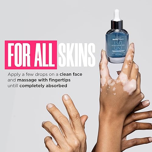 Miniatura 4 de SIMPLE ORGANIC - Suero de niacinamida + suero Gaba - Piel suave + brillante, todo tipo de piel, controla la grasa, trata las espinillas y el acné,