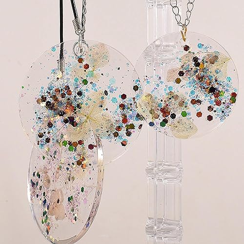 Miniatura 5 de 4 moldes redondos de resina de cavidad profunda, moldes epoxi para posavasos de silicona, molde de fundición grande para campanillas de viento,