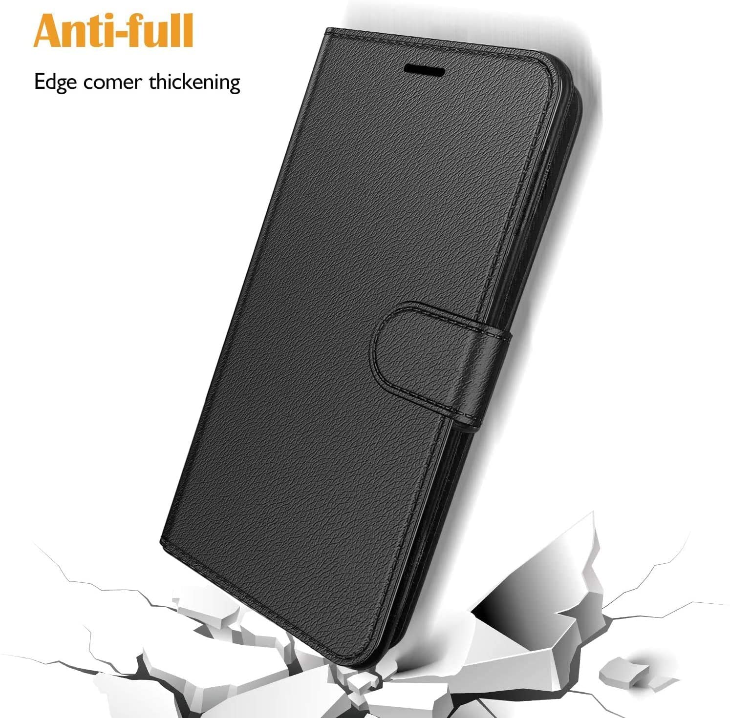 per Xiaomi Redmi 12C (2022) Custodia Titolare Della Carta e Clip