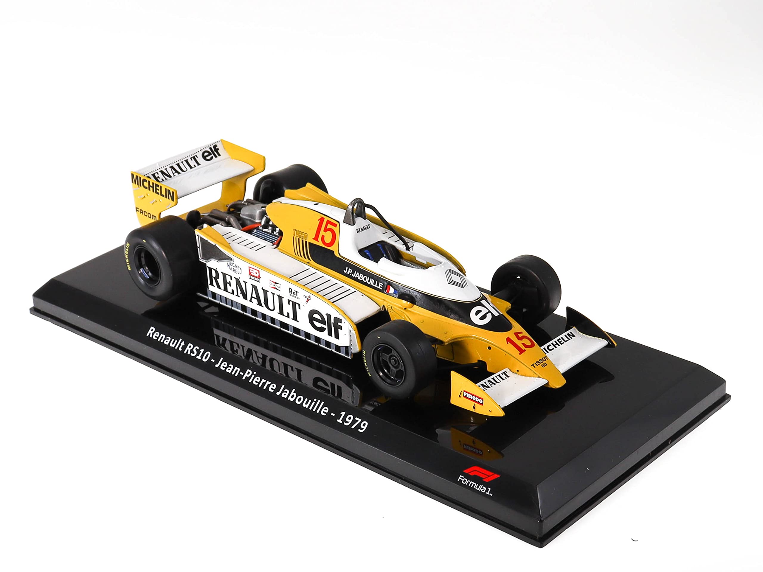 OPO 10 - Formula 1 car 1/24 compatible with RENAULT RS10 - Jean Piere Jabouille - 1979 - OR039