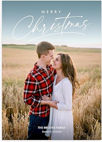 Miniatura 6 de Let's Make Memories Tarjeta fotográfica personalizada con borde brillante de 5 x 7 pulgadas, calidad prémium (tarjetas de Año Nuevo y sobres