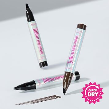 Absolute New York Brown Tattoo Brow Strokes, Natural Mirco Bladed Effect