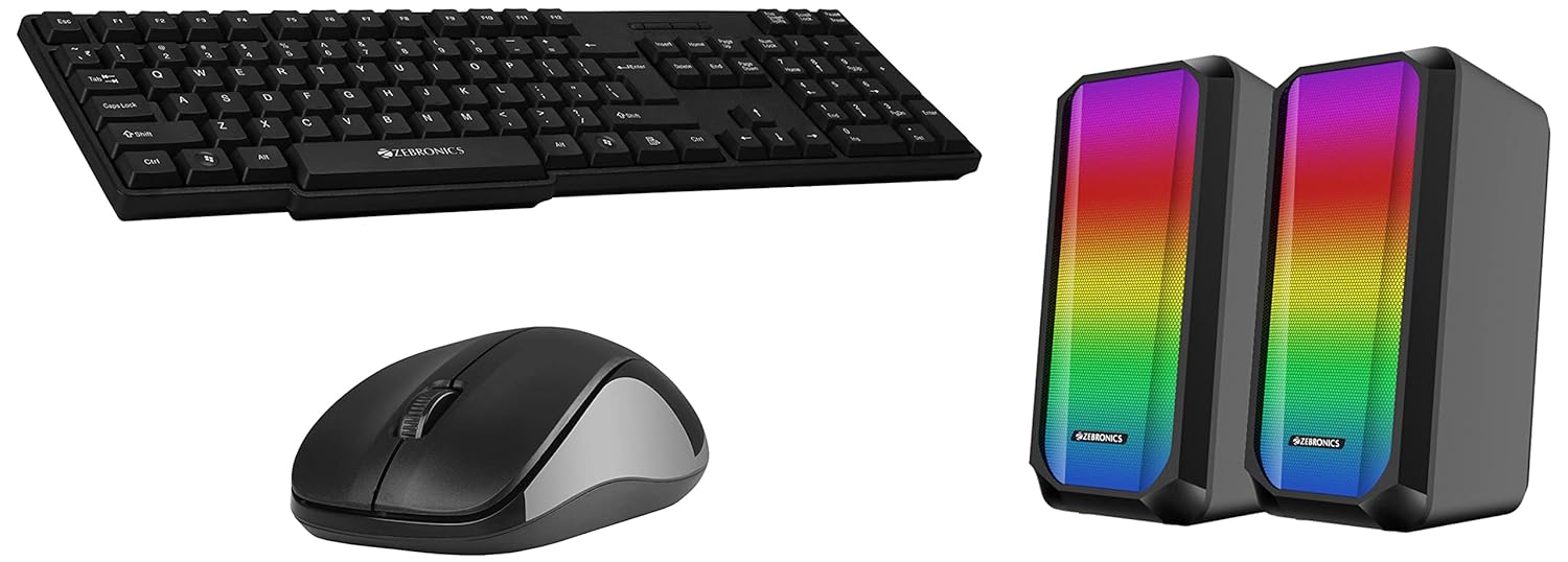 Amazon.in Buy Zebronics 107 Wireless Keyboard and Mouse