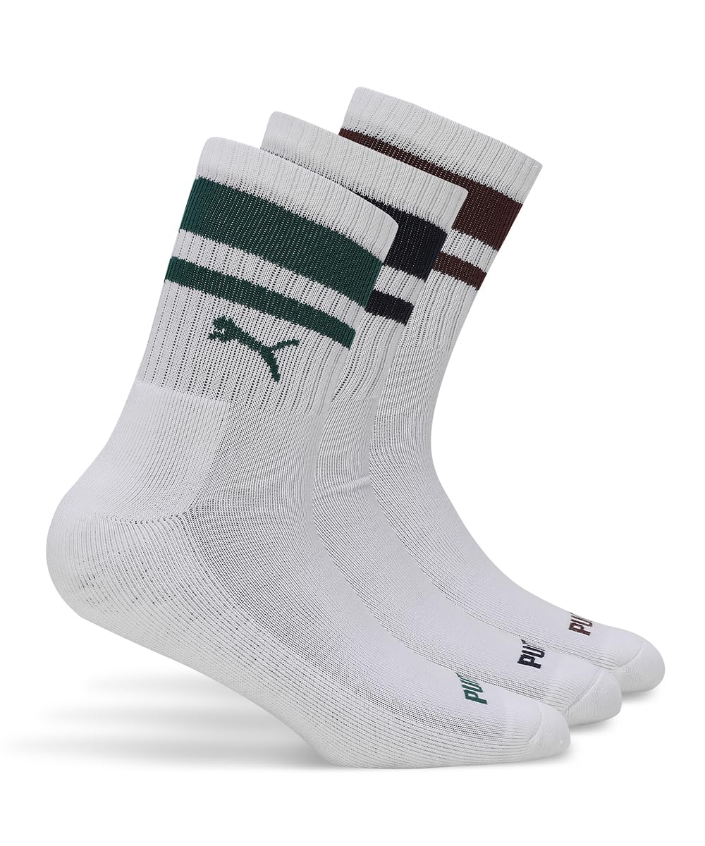 Heritage Striped Unisex Short Crew Socks Pack of 3