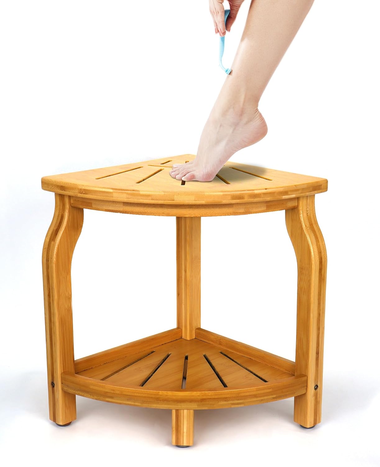 Shower Foot Rest 17 in Shower Stool for Shaving Legs