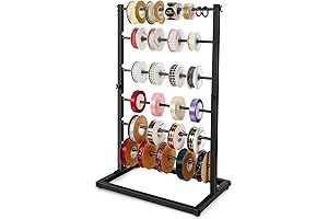6 Tier Large Capacity Ribbon Storage Organizer Rack - Metal Ribbon Spool Holder