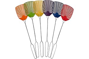 W4W Braided Metal Handle Fly Swatters