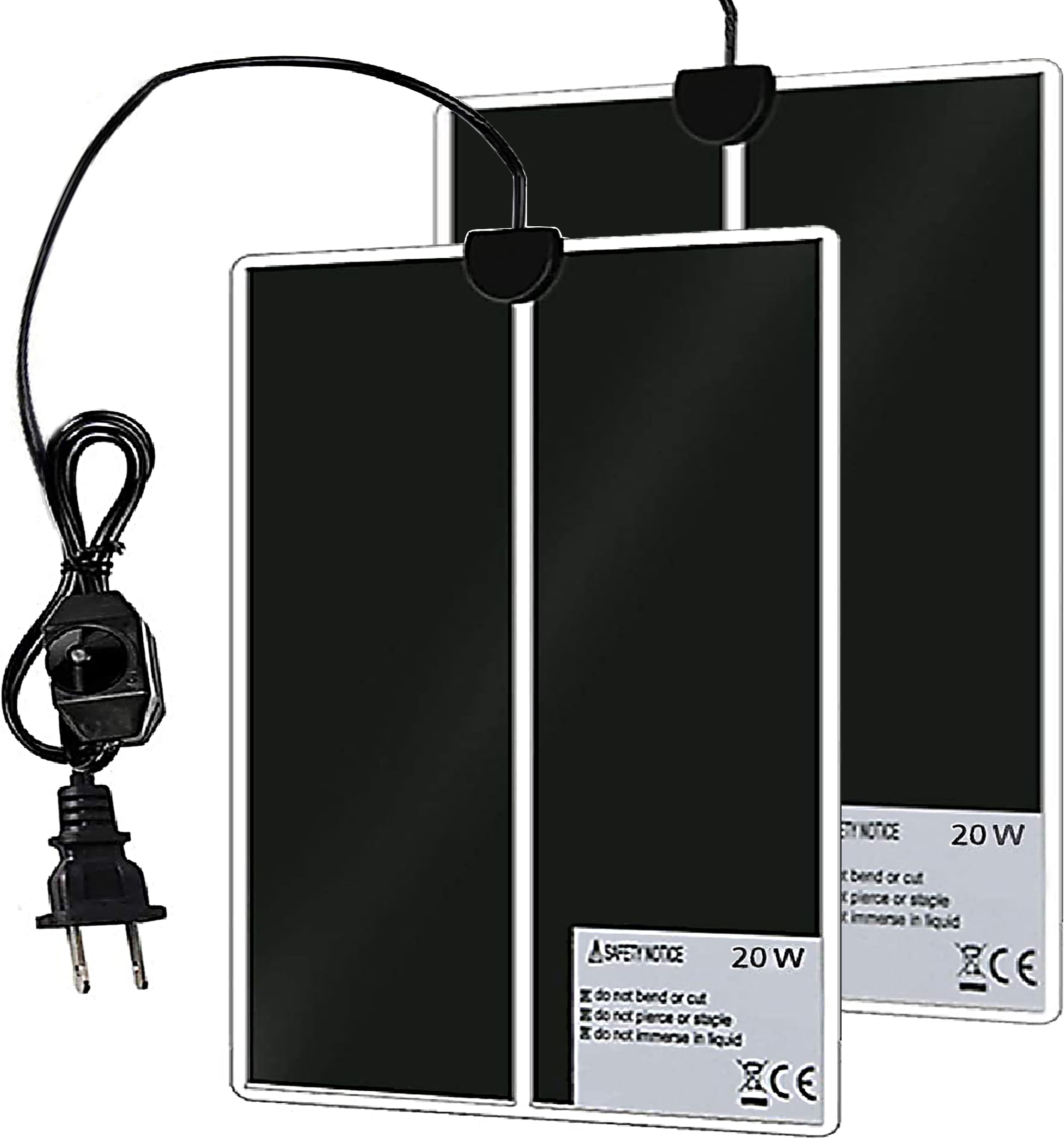 Linifar 2 Pack Reptile Heating Pads, Temperature Adjustment Under Tank Terrarium