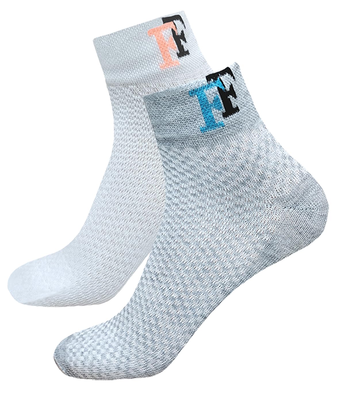 FIMS Fashion Cotton Bamboo Men & Women Crew Length Athletic Ankle Running Socks for Sports, Cycling, Everyday Use Combo Multicolor-image-34