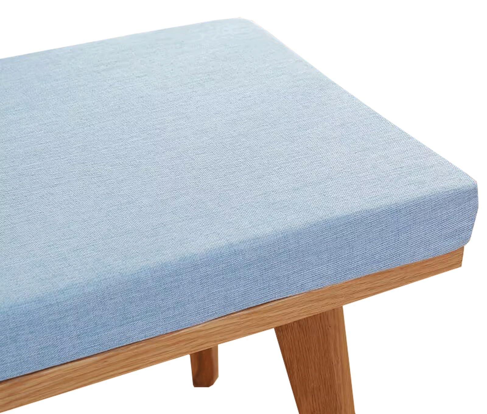 Cuscino antiscivolo per sedie da giardino e mobili a dondolo blu 100 x 40 x 3 cm perfetto per patio, balcone e terrazza