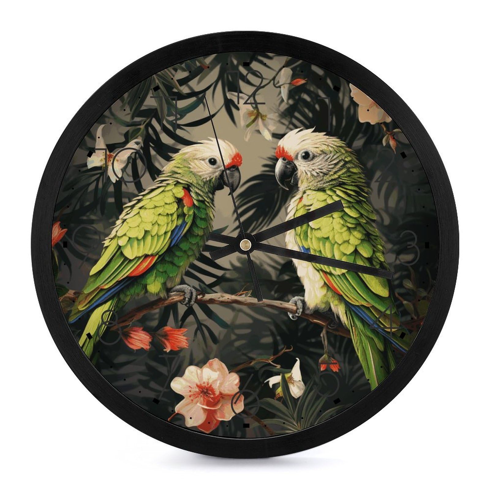 Horloge murale moderne ronde pour décoration de salon et cuisine