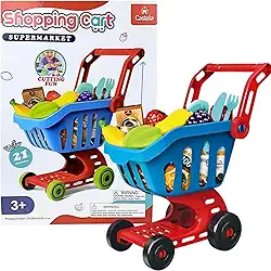 CASTELA CARRINHO DE COMPRAS 51CM COM FRUTINHAS CREC CREC CBS0224