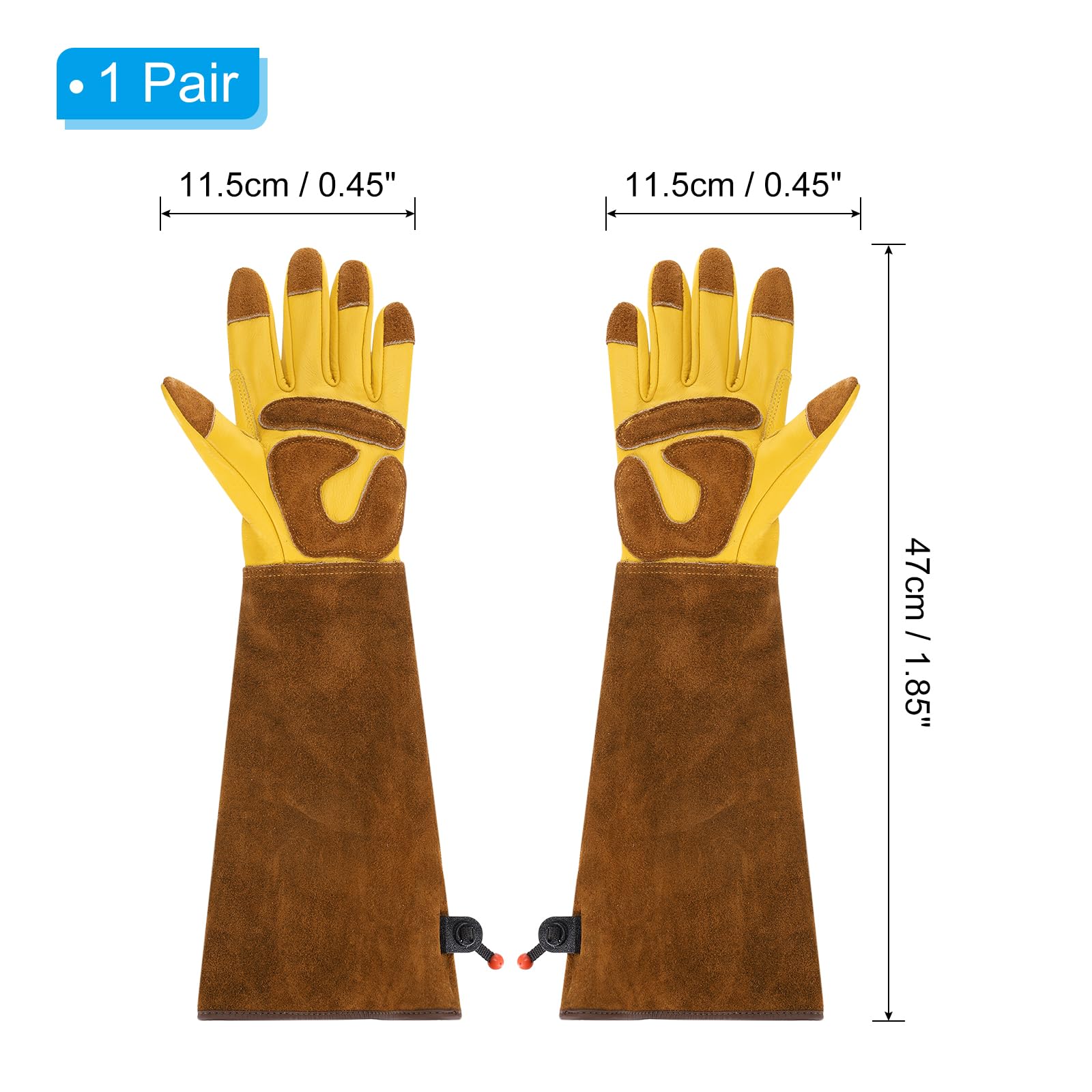 PATIKIL XL Long Gardening Gloves - Image 2