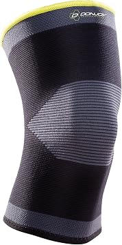 DonJoy Performance ANAFORM Knit Knee Sleeve - Black/Slime - L