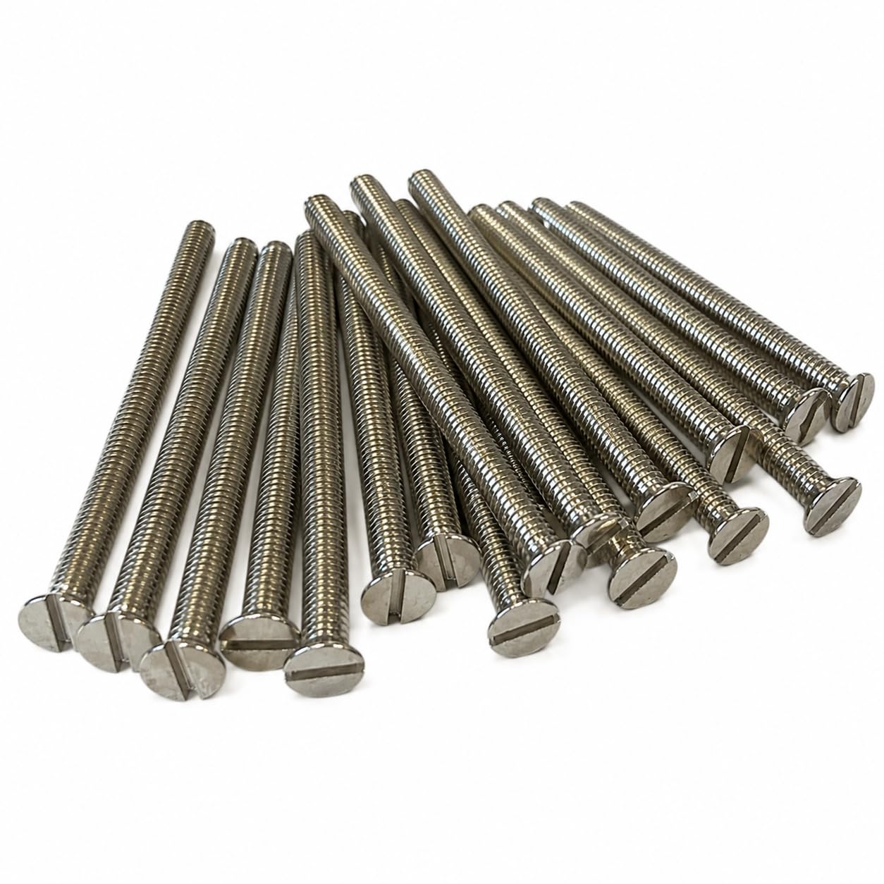 M3.5 x 60mm Flat Head Electrical Machine Screws - Pack of 20