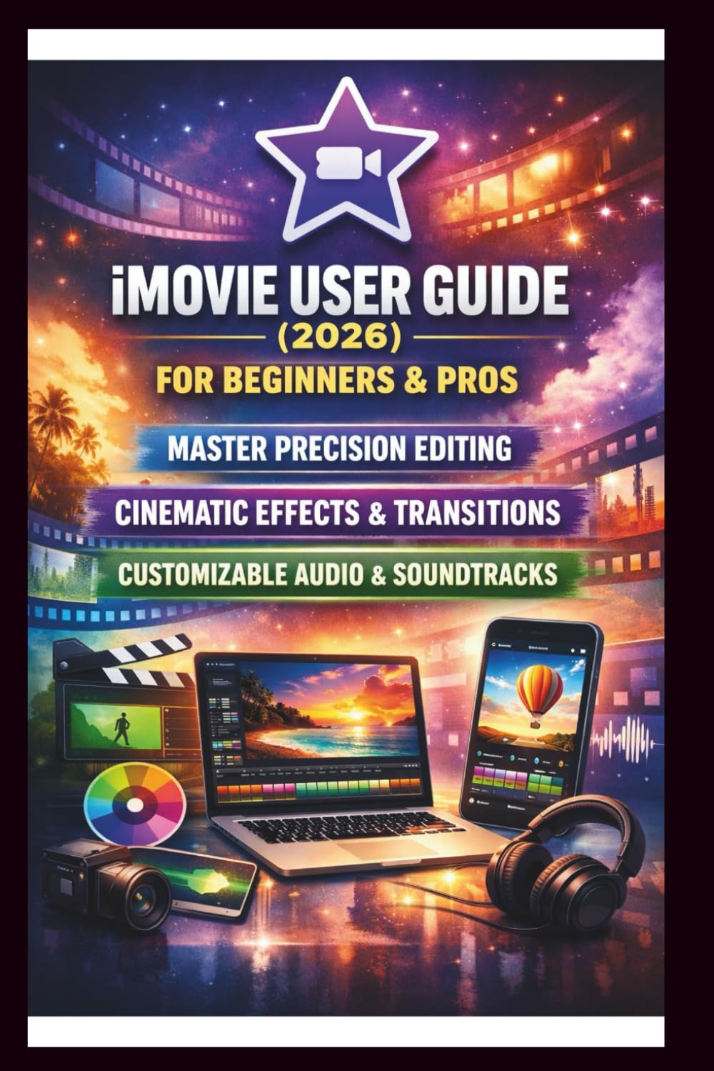 IMOVIE User Guide For Beginners And Pros: Step-by-step techniques for creating professional level videos for home, master precision editing, cinematic ... and customizable Audio. (Tech Made Easy)