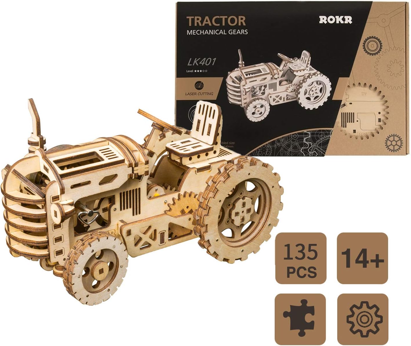 Sale 77 Off Rokr 立体パズル 立体ウッドパズル 木製パズル 3dパズル 子どもプレゼント男の子 10歳 男の子 女の子 プレゼント 人気 8歳 クリスマス ５歳 機関車モデルセット 木製キットおもちゃ 3dパズル 大人向けパズル 暇つぶしキット 知育玩具 トラクター