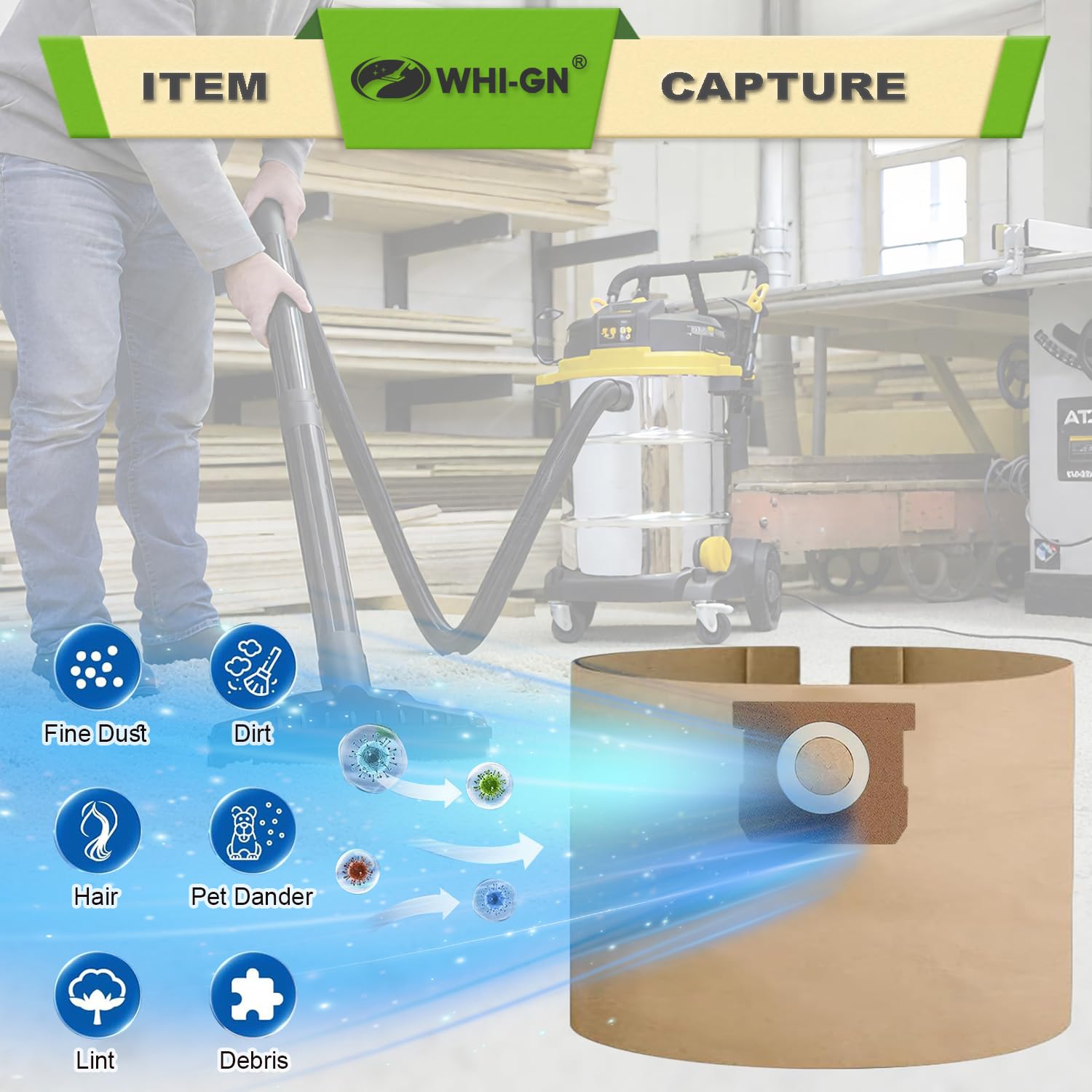 AT25-1238: FILTER BAG, Porter-cable | $14.80-$29.16 - View #2