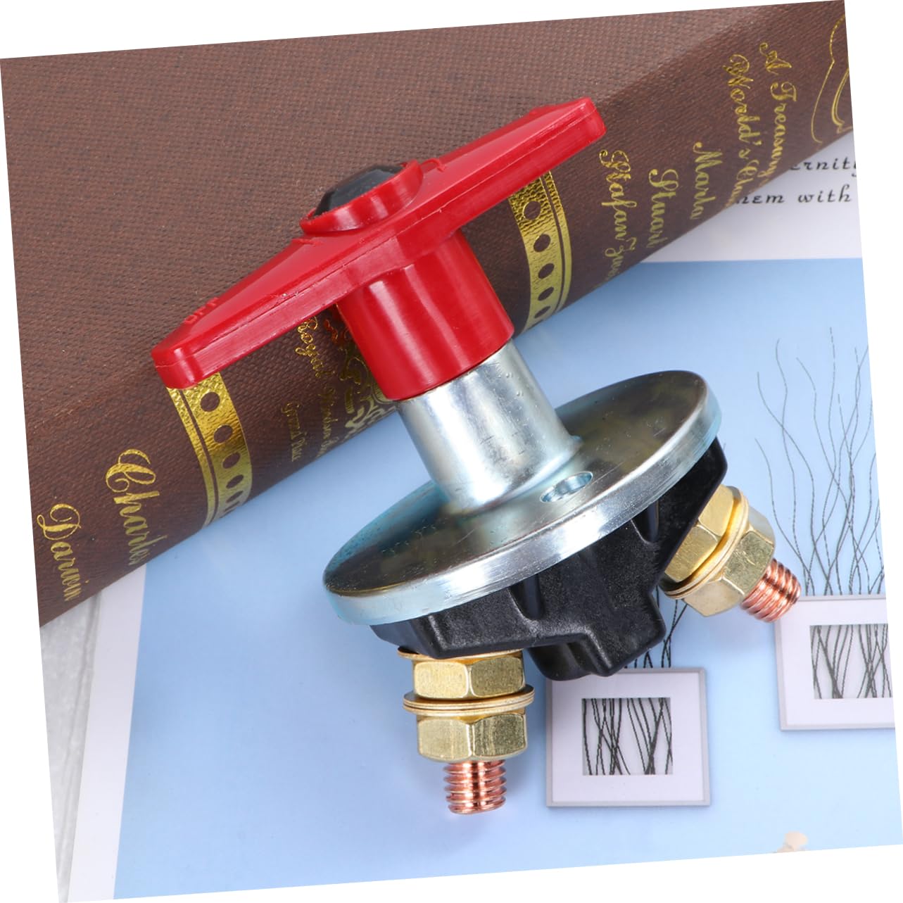 VINTORKY Battery Blackout Isolator Switch 200a Power Cut Off for 12v-60v Cars Boats Rvs