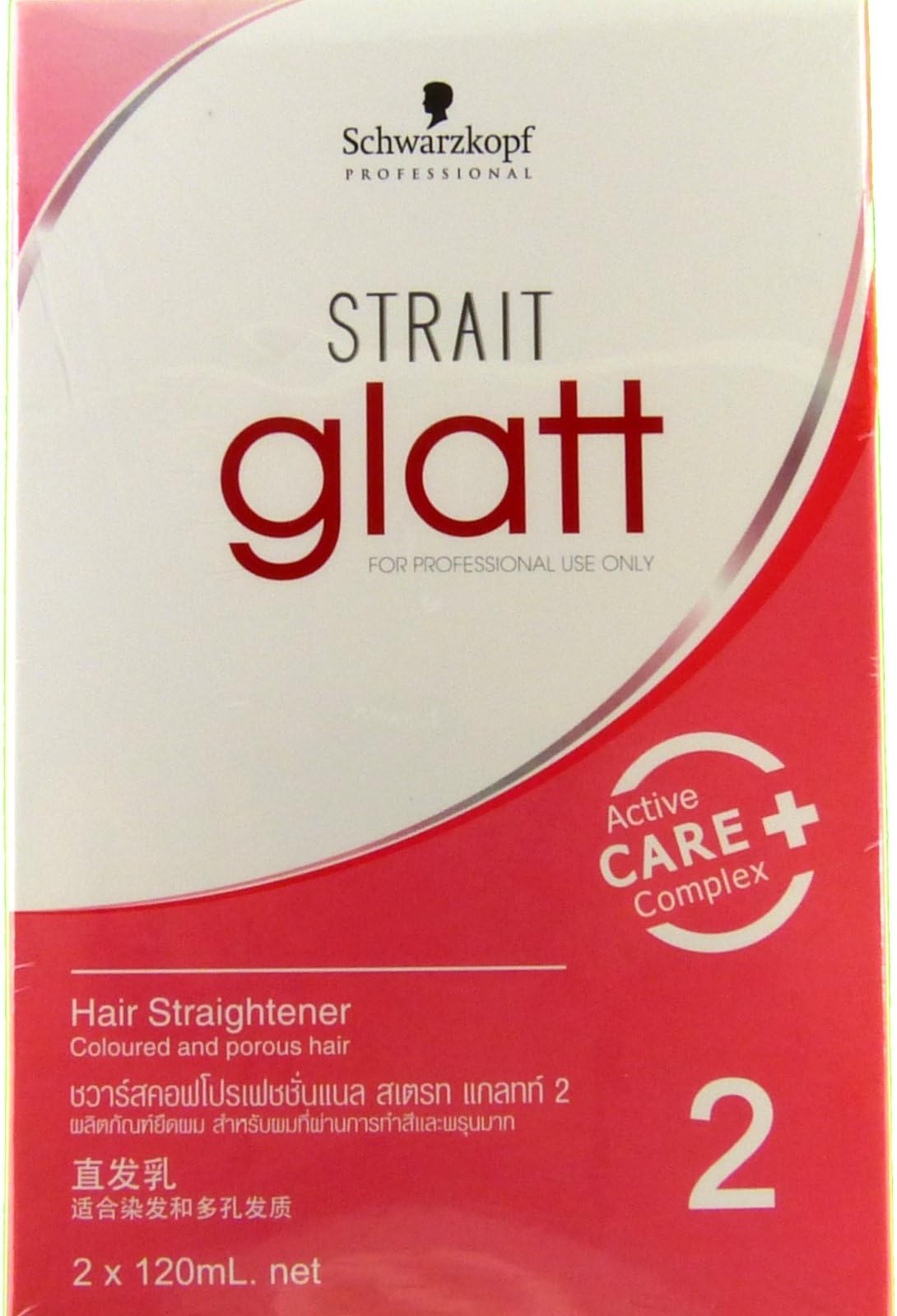 Glatt Schwarzkopf Strait Styling Professional Hair Straightener No. 2 for Colored and Porous Hair