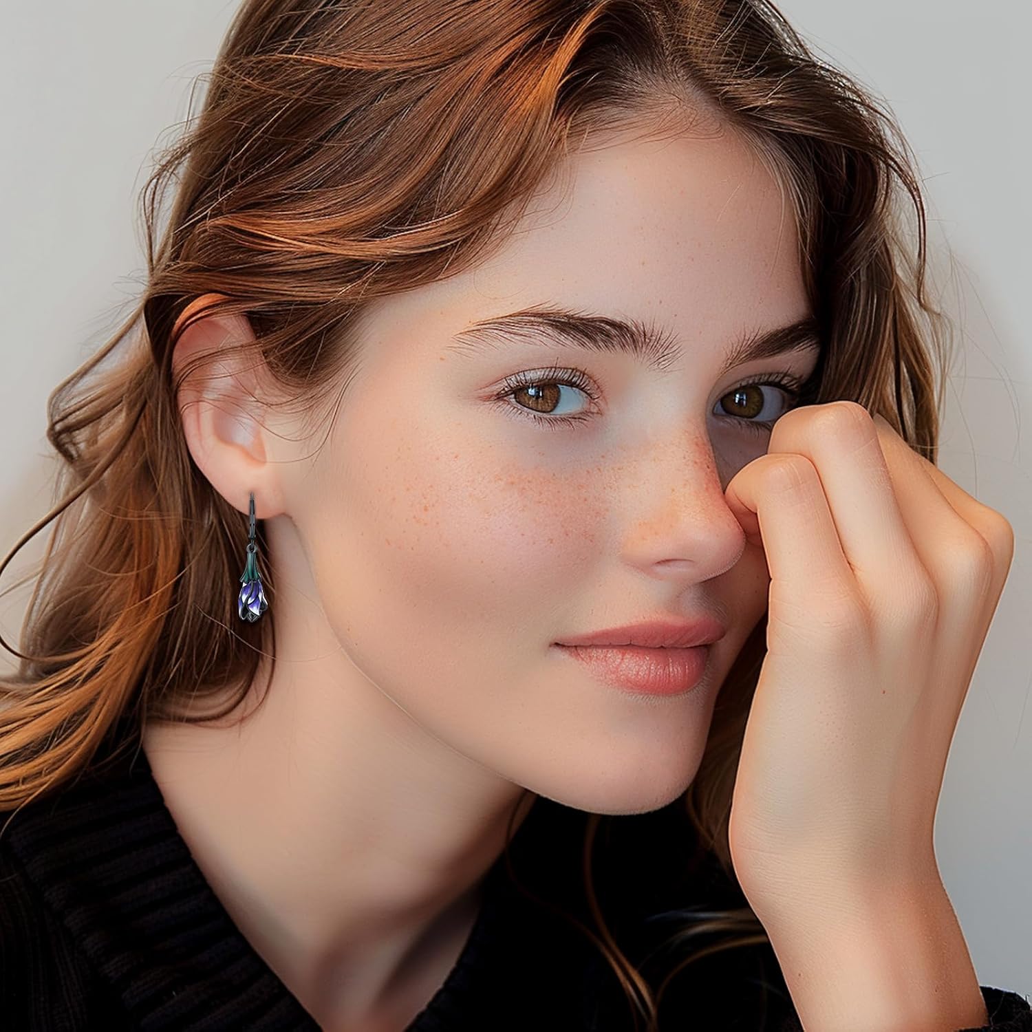 Tree of Life/Cat/Turtle/Butterfly/Flower/Celtic/Turquoise/Moonstone Dangle Earrings for Women Sterling Silver Cute Animals Drop Earrings Jewelry Gifts - Image 6