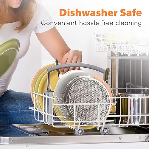 Miniatura 7 de Goldlion Accesorios para olla instantánea de 6 cuartos de galón, soporte para brochetas y estante deshidratador