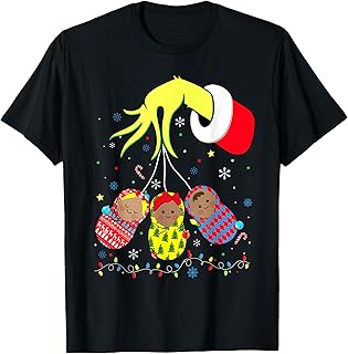 Labor and Delivery Nurse Xmas Lights Merry Christmas Holiday T-Shirt