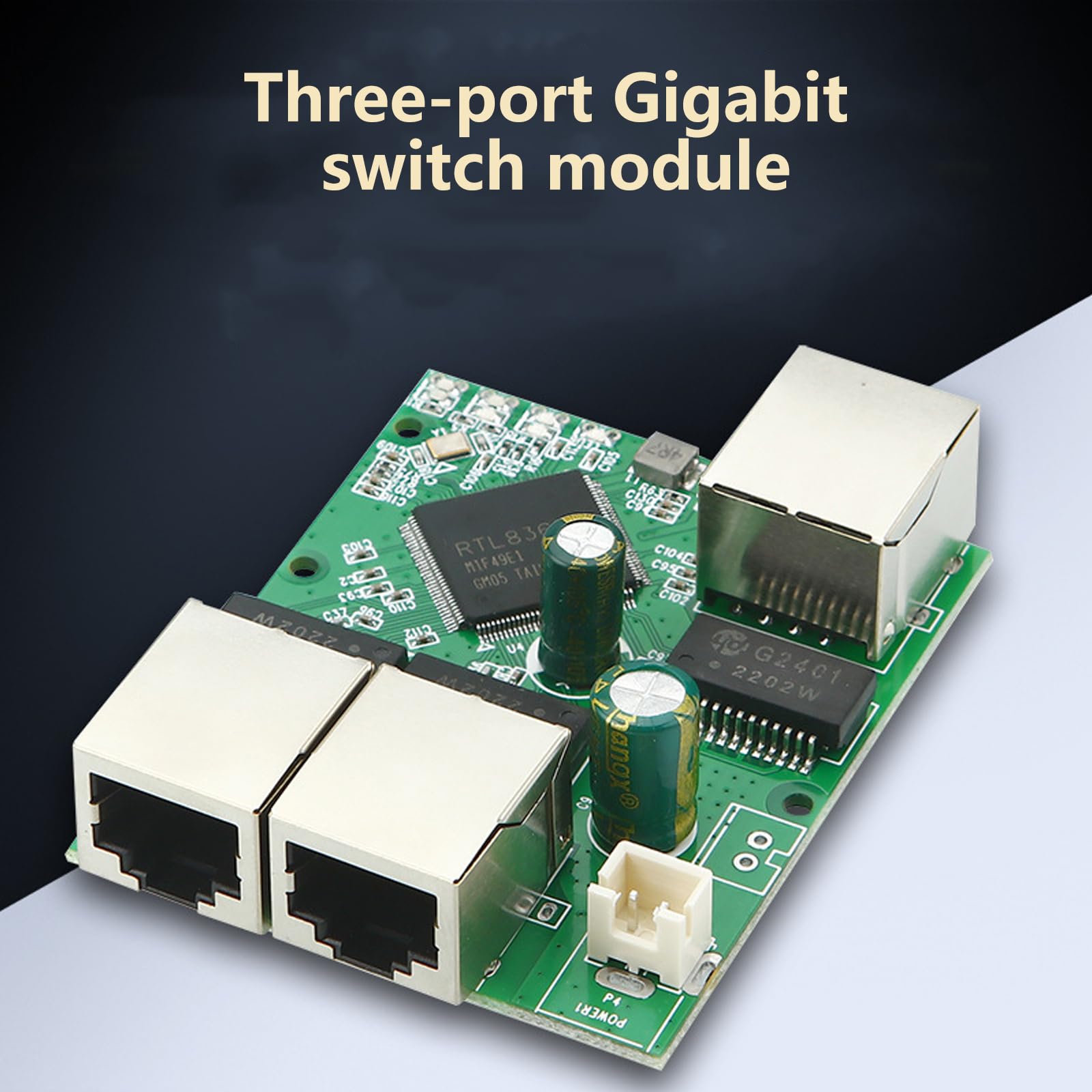 Modulo commutatore Ethernet a 3 Porte RJ45 Scheda Madre Industriale Accessori Rete Gigabit Ethernet Modifica