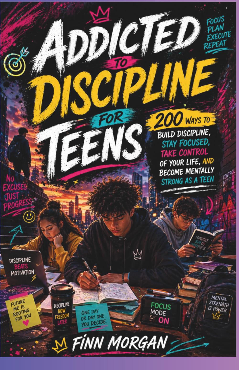 Addicted To Discipline For Teen: 200 Ways to Build Discipline, Stay Focused, Take Control of Your Life, and Become Mentally Strong as a Teen