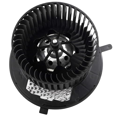 MYSMOT 700241 - Conjunto de ventilador de motor de soplador HVAC compatible con Volkswagen CC Eos Golf GTI Jetta Rabbit Tiguan, Audi A3 A3 Quattro