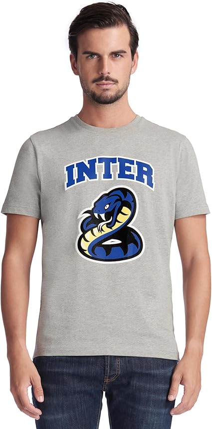 Maglietta Inter Ufficiale - Unisex - Cotone - Design Biscione - Per Tifosi Nerazzurri - Foto 3