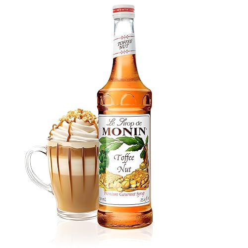 Monin - Toffee Nut Syrup, Bold and Buttery, Great for