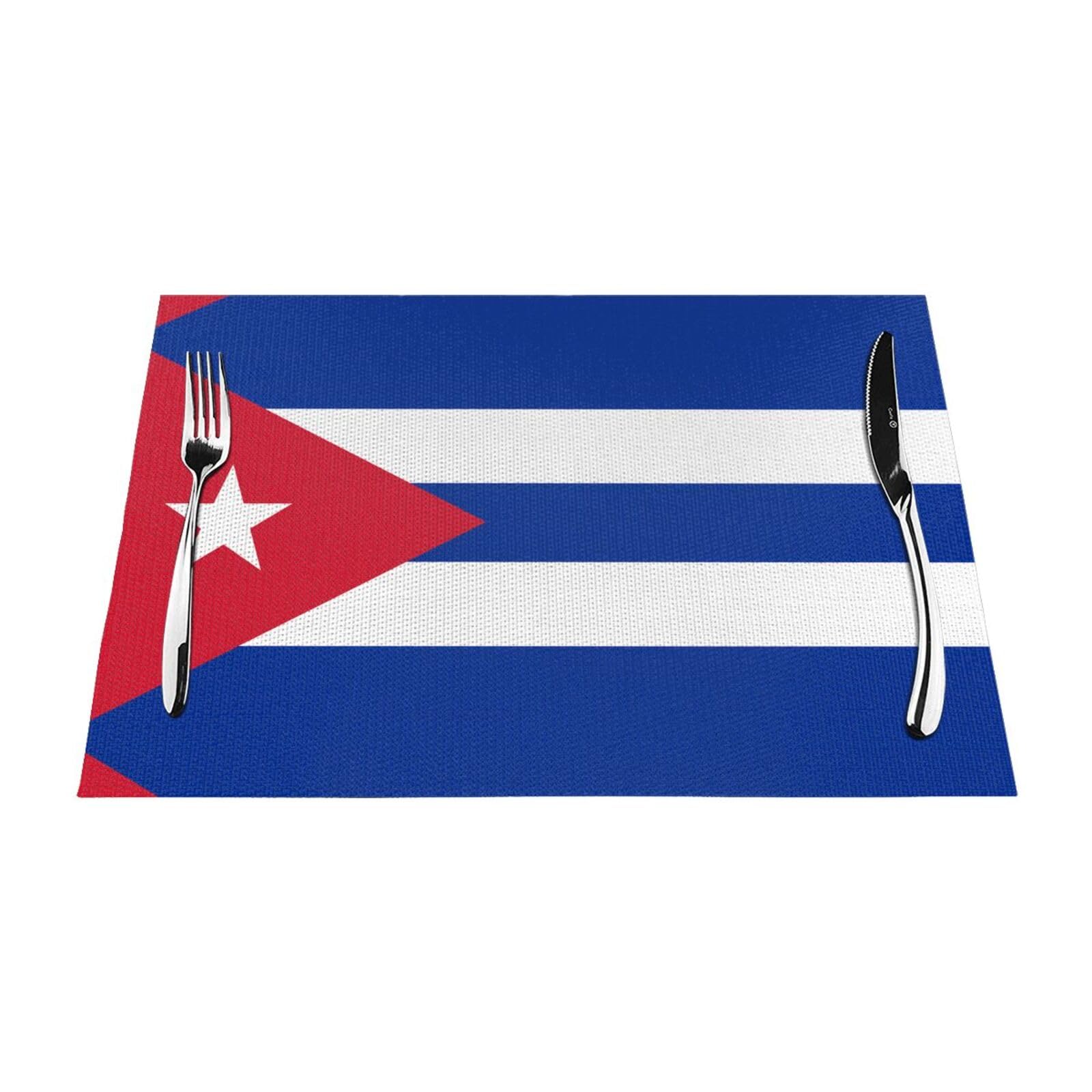 Set de table Cuba lot de 6 protection de table lavable pour repas
