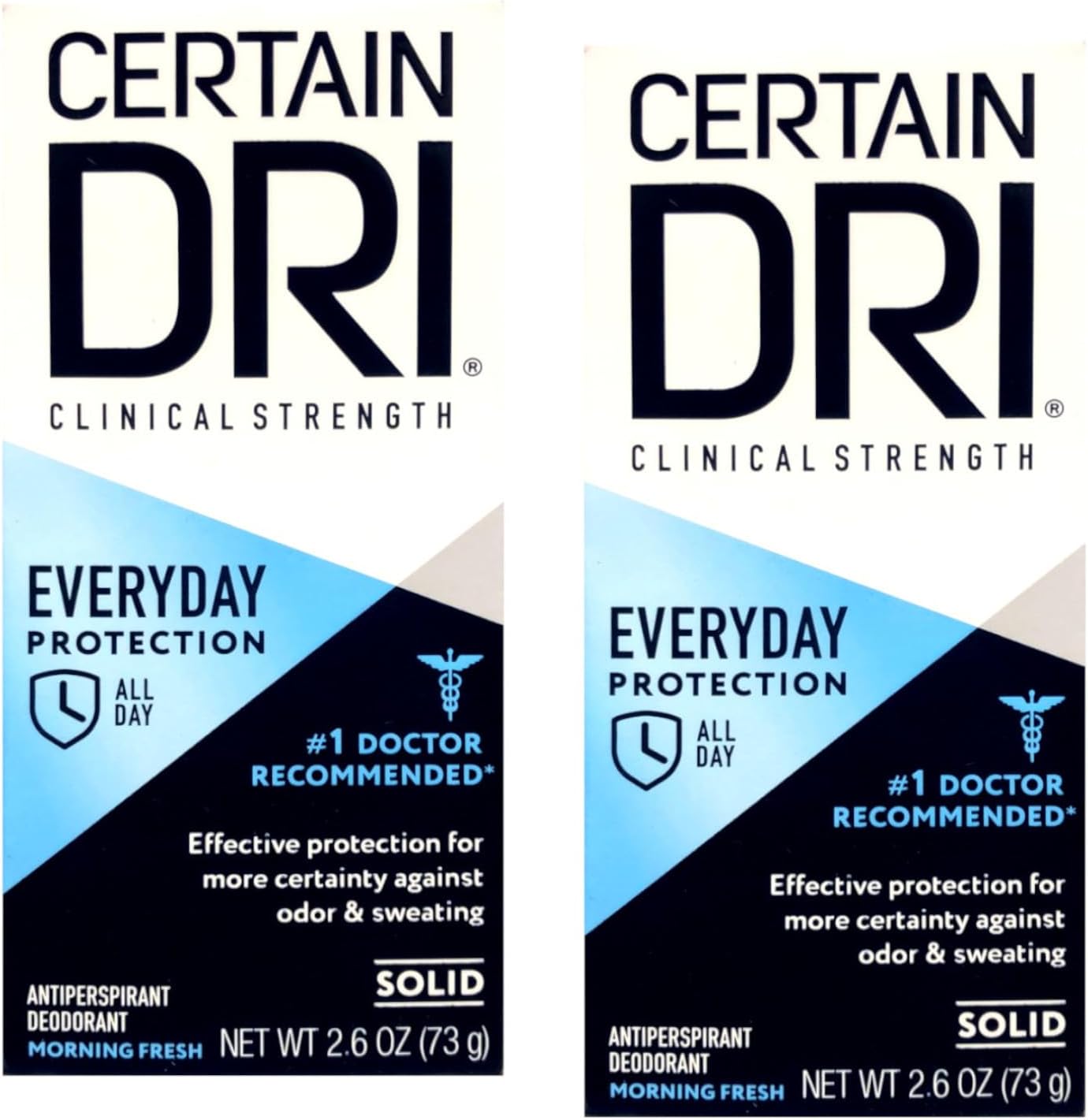 Everyday Strength Clinical Anti-Perspirant/Deodorant Solid Morning Fresh - 2.6 oz, Pack of 2
