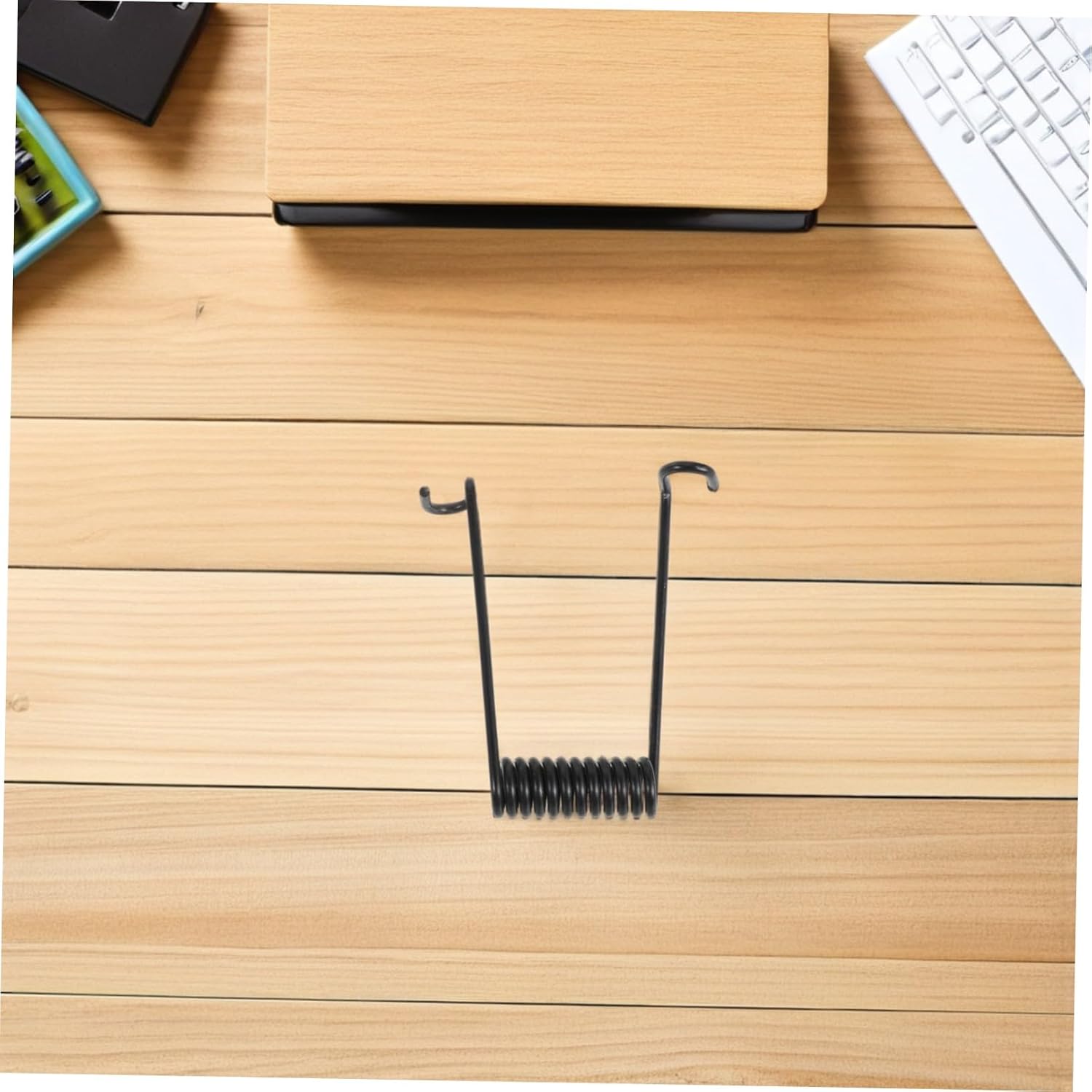 Stainless Steel Torsion Springs Black 2pcs Featuring Bag Support and Space-Saving Versatility for Trash Can Lid and Garbage Bags for DIY Repair Projects in Kitchens