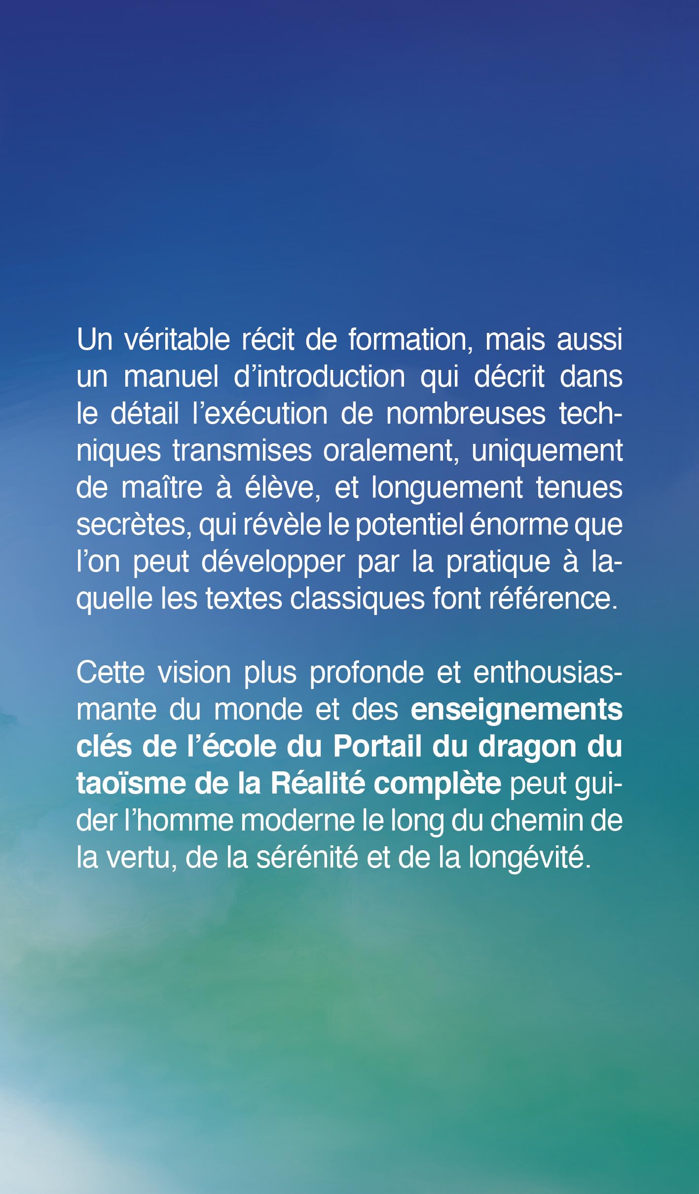 La Voie du Grand Dao: Biographie de Wang Liping maître taoïste de l'école du Portail du dragon